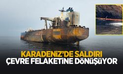 Vurulan tankerde sızıntı; Çevre felaketi