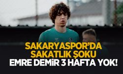 Sakaryaspor'da Emre Demir sakatlandı