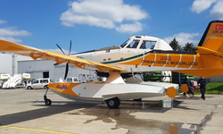 Yangın söndürme uçağı düştü