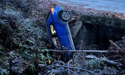 Yedigöller yolunda ölümden döndüler