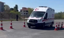 112 personeline ambulans sürüş eğitimi verildi