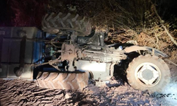 Traktör kazası: 2 yaralı