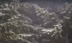 Kartepe'ye kar yağdı