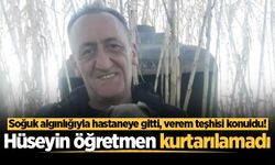 Soğuk algınlığıyla hastaneye gitti, verem teşhisi konuldu! Hüseyin öğretmen kurtarılamadı