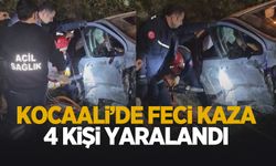 Otomobiller çarpıştı: 4 yaralı