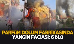 Kozmetik fabrikasında yangın: 6 ölü, 1 yaralı