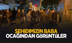 Şehidin baba ocağından görüntüler