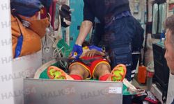 Amatör futbol maçında korkutan an! Futbolcu hastanelik oldu