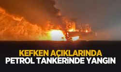 Karadeniz'de petrol tankerinde yangın