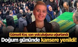 Doğum gününde kansere yenildi! Günseli Koç son yolculuğuna uğurlandı