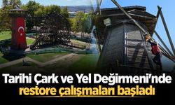 Tarihi Çark ve Yel Değirmeni'nde restore çalışmaları başladı