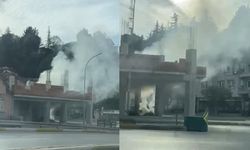 Adapazarı'nda inşaatta çöp yangını