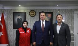 Kadın Kolları başkanı Kukuloğlu ilk ziyaretini başkan Soykan’a yaptı