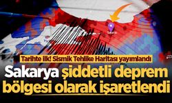 Tarihte ilk! Sismik Tehlike Haritası yayımlandı: Sakarya şiddetli deprem bölgesi olarak işaretlendi