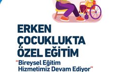 Büyükşehir’den SGM’de özel gereksinimli çocuklara eğitim hizmeti
