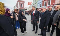 Tarihi Uzunçarşı'da 3'üncü etap çalışmalarını incelediler