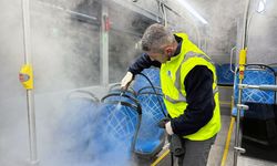Büyükşehir’in toplu taşıma araçlarında hijyen önceliği en üst seviyede
