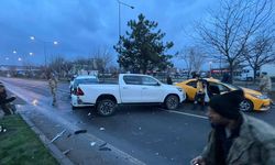 D-100'de zincirleme kaza