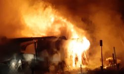 Hindi kümesi alevlere teslim oldu