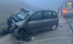 Bilecik'te iki araç kafa kafaya çarpıştı