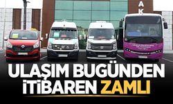 Sakarya'da toplu ulaşıma zam yürürlüğe girdi