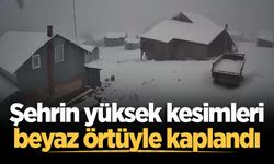 Sakarya'nın yüksek kesimleri beyaz örtüyle kaplandı