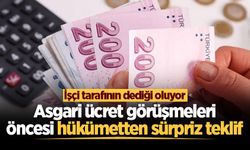 Asgari ücret görüşmeleri öncesi hükümetten sürpriz teklif