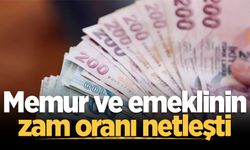 Memur ve emeklinin 5 aylık zam oranı belli oldu