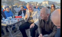 Başkan Osman Çelik'in personellerle samimi anları! Keman performansı...