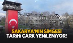 Sakarya’nın simgesi “Tarihi Çark” yenileniyor