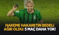 Caner Erkin'e 5 maç ceza çıktı