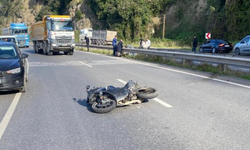 Motosiklet kazasında 16 yaşındaki genç ağır yaralandı