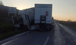 Tır kazası: 1 yaralı