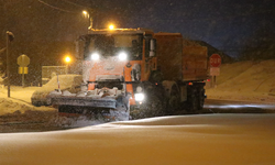 Bolu Dağı’nda kar yağışı devam ediyor