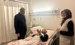 Başkan Alemdar'dan SEAH'ta hasta ve refakatçilere ziyaret