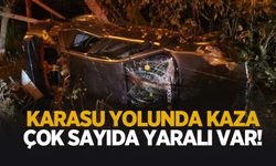 Karasu yolunda kaza: Yaralılar var