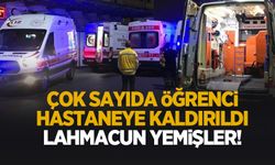 Öğrenciler hastaneye kaldırıldı