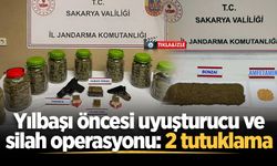 Sakarya'da yılbaşı öncesi uyuşturucu ve silah operasyonu: 2 tutuklama