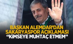Başkan Alemdar'dan Sakaryaspor açıklaması