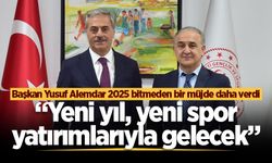 Başkan Yusuf Alemdar 2025 bitmeden bir müjde daha verdi: “Yeni yıl, yeni spor yatırımlarıyla gelecek”