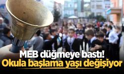 MEB düğmeye bastı! Okula başlama yaşı değişiyor
