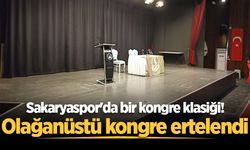 Beklenen oldu! Yeterli çoğunluk sağlanamadı, Sakaryaspor kongresi ertelendi