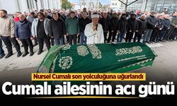 Cumalı ailesinin acı günü: Nursel Cumalı son yolculuğuna uğurlandı