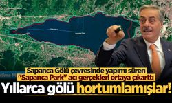 Sapanca Gölü çevresinde yapımı süren “Sapanca Park” acı gerçekleri ortaya çıkarttı: Yıllarca gölü hortumlamışlar!