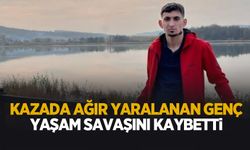 Kaza geçiren genç hayatını kaybetti