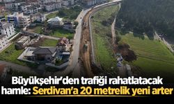 Büyükşehir'den trafiği rahatlatacak hamle: Serdivan'a 20 metrelik yeni arter