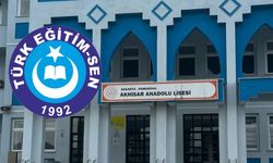 Türk Eğitim Sen'den Pamukova'da lisede yaşanan olayla ilgili açıklama