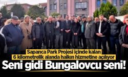 Sapanca Park Projesi içinde kalan 6 kilometrelik alanda halkın hizmetine açılıyor: Seni gidi Bungalovcu seni!