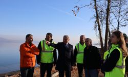 Kaymakam Yazıcı Sapanca Gölü projesini yerinde inceledi