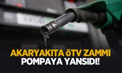 Benzin ve motorine ÖTV zammı